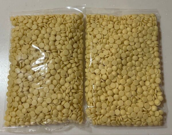 【現品限り】日本チョコレート ベルギー産クーベルチュールチョコレート(ホワイト) 500g × 2袋 製菓用チョコレート