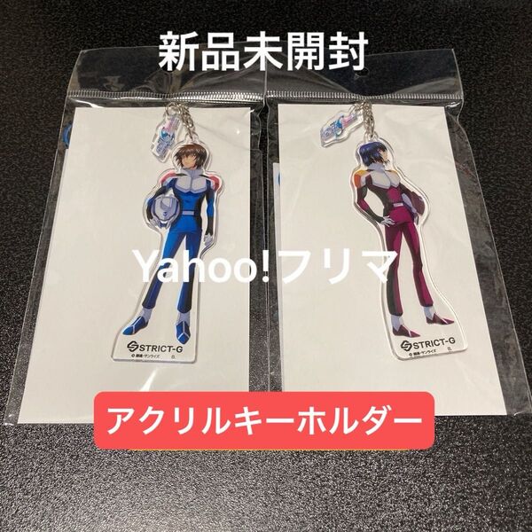 劇場版ガンダムSEED FREEDOM キラ アスラン パイロットスーツ STRICT-G アクリルキーホルダー 2点