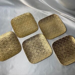 K18GP 未使用品 取皿 ケーキなどにも 薔薇柄