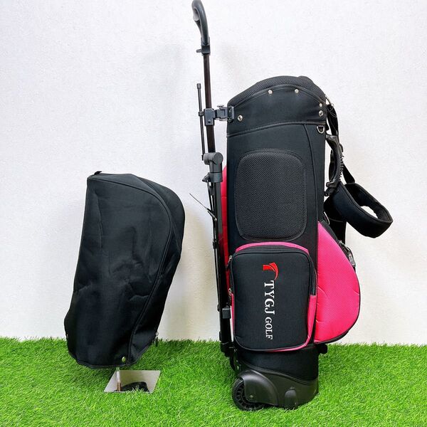 TYGJ GOLF キャスター付き キャディバッグ ゴルフバッグ