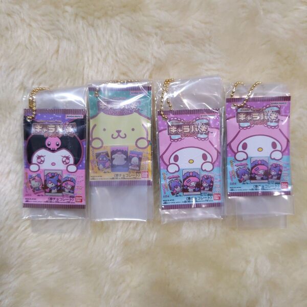 サンリオキャラクターズ キャラパキ マイメロディ ポムポムプリン タキシードサム