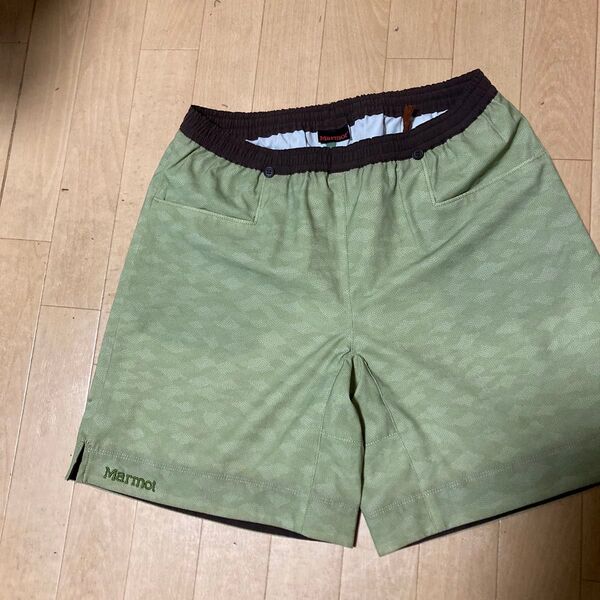 Marmot ハーフパンツ メンズ グリーン系 アウトドア