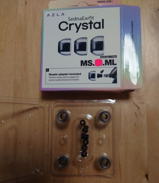 AZLA SednaEarfit Crystal (イヤーピース MS/MLサイズ各1ペア)