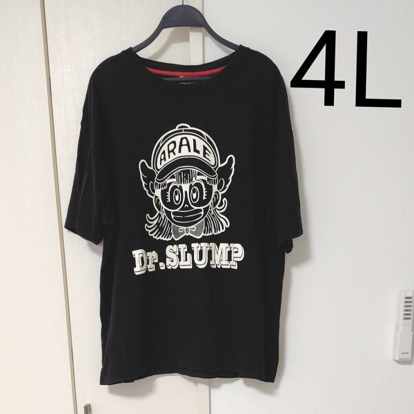 大きいサイズ アラレちゃん Tシャツ アメカジ 古着 半袖Tシャツ 90sビンテージ 4L