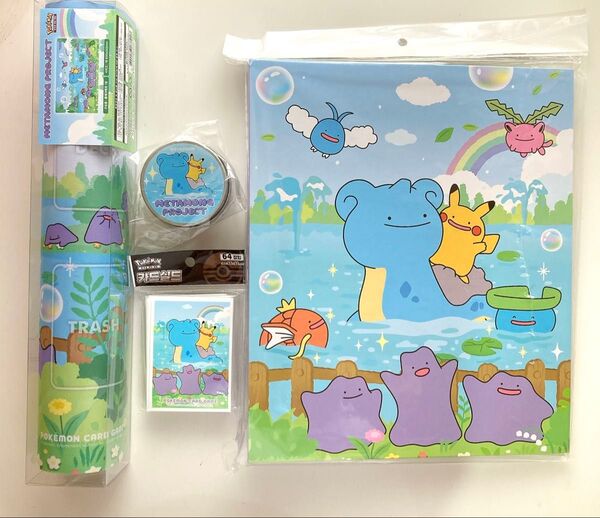 韓国限定 ポケモン ラプラス メタモン プレイマット ファイル デッキシールド