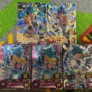 【傷有】スーパードラゴンボールヒーローズ カード 5枚まとめ売り(ゴジータBM・ゴジータBR)
