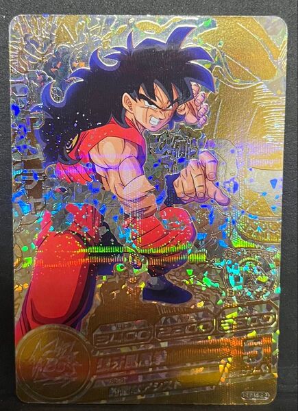 【傷有】ドラゴンボールヒーローズ HUM4-22 ヤムチャ(金箔バージョン)