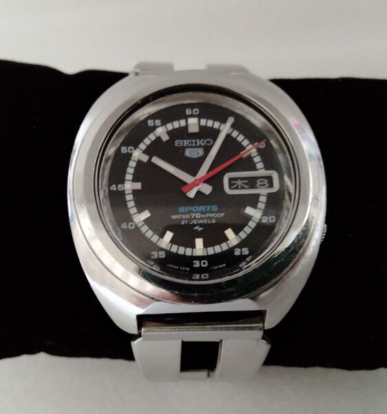 稼働品 SEIKO 5SPORTS セイコー5スポーツ 7019-7050 希少純正ブレス