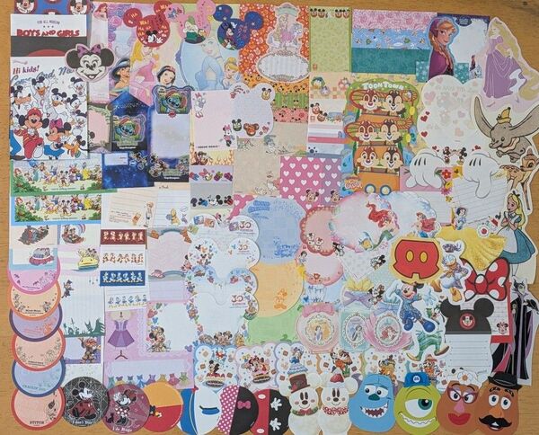【未使用に近い】ディズニーリゾート メモ帳 まとめ売り 120枚 お値下げ×