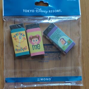 【未使用に近い】東京ディズニーリゾート トイ・ストーリー MONO 消しゴム 3個 バラ売り× お値下げ×