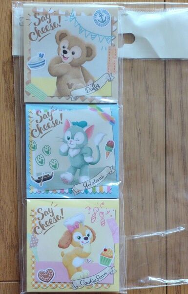 【未開封】東京ディズニーシー ダッフィー&フレンズ セイチーズ メモ バラ売り× お値下げ×