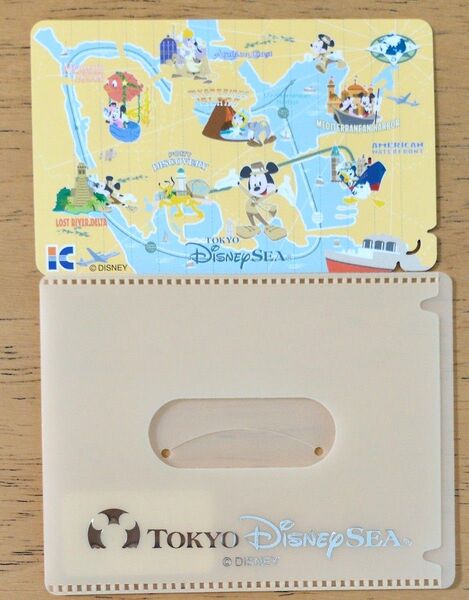 【中古】東京ディズニーシー ICテレホンカード カードケース お値下げ×