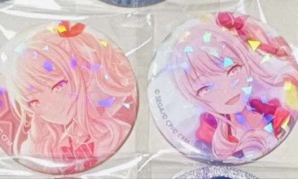 プロセカ 初音ミク 缶バッジ ホログラム 暁山瑞希 2個セット