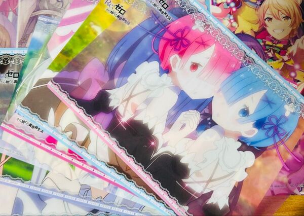 Re:ゼロから始める異世界生活 クリアポスターコレクション まとめ売り