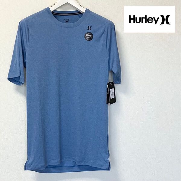 【新品】Hurley ハーレー ラッシュガード UPF50 半袖Tシャツ サーフィン 水着 水泳 ランニング トレーニング ウェア