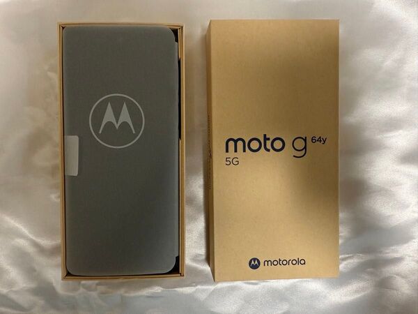 【開封済み】moto g64y 5G スペースブラック/黒 ワイモバイル一括
