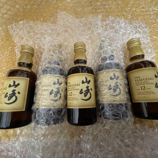 50ml 5本 山崎12年 ミニボトル