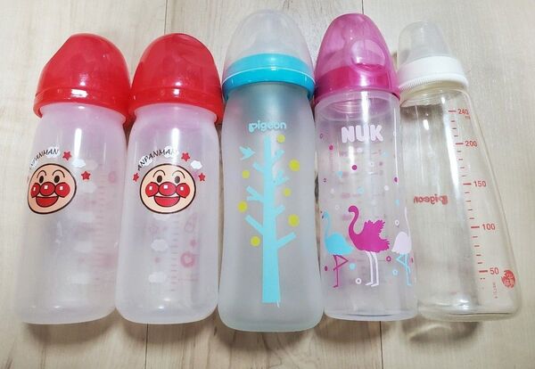 哺乳瓶 240ml 5本セット アンパンマン ピジョン
