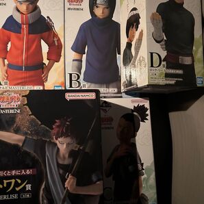 NARUTO 一番くじ フィギュア 中忍試験 我愛羅 ナルト サスケ ロックリー シカマル 下位賞 ラストワン