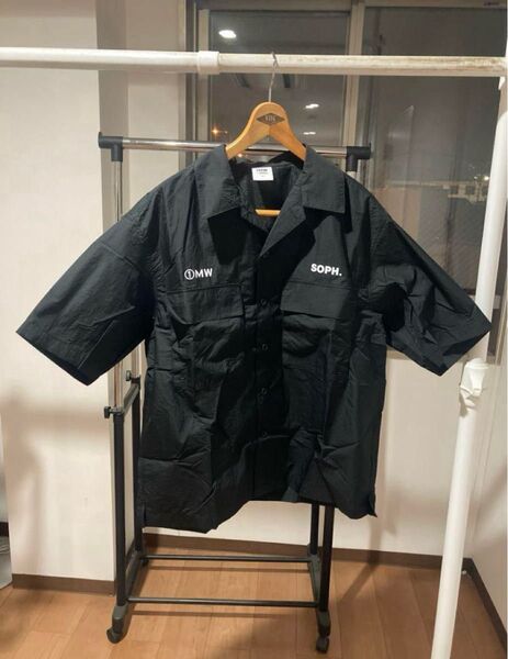 SOPH.×GU オープンカラーシャツ Mサイズ ブラック sophnet.