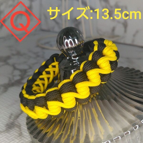阪神 タイガース 応援ブレスレット チャームなし レディースorキッズ用 実寸手首13.5cm前後に対応 パラコード ハンドメイド