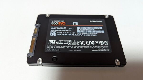 ssd sata 2.5インチ SAMSUNG Evo 860 1tb