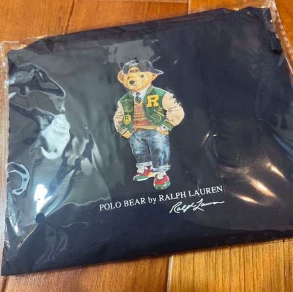 POLO RALPH LAUREN エコバッグ ポロベア ネイビー 未使用
