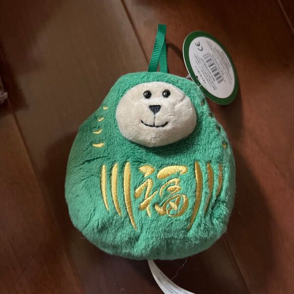 スターバックス ベアリスタ だるま マスコットキーホルダー
