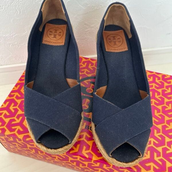 TORY BURCH トリーバーチウェッジソールサンダル