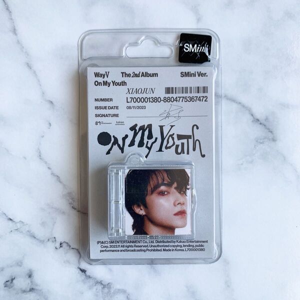 ★売り切り★【美品】WayV 威神V on my youth smini シャオジュンVer
