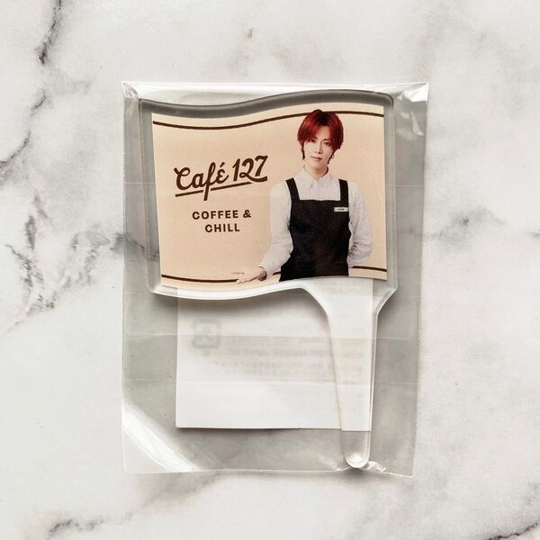 ★売り切り★【新品未使用】NCT127 cafe127 イリチルカフェ アクリルピック ユウタver