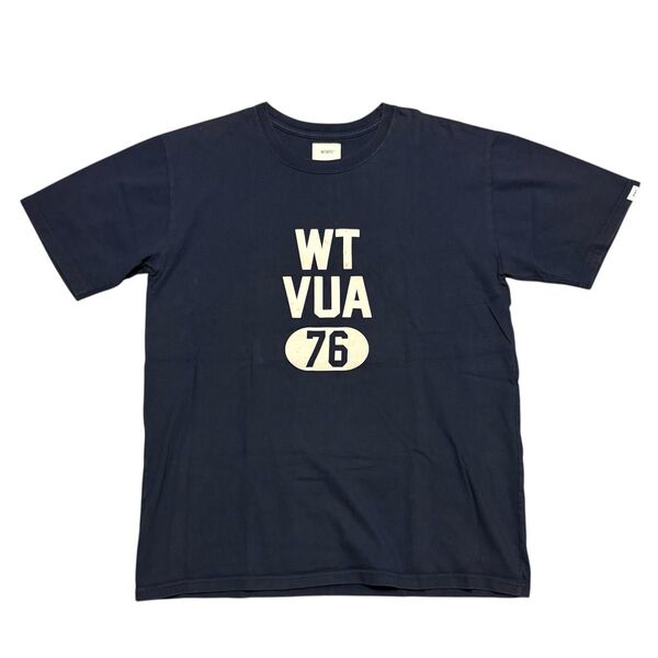 Wtaps ダブルタップス WTVUA 76 半袖 Tシャツ X03 ネイビー ストリート 最終値下