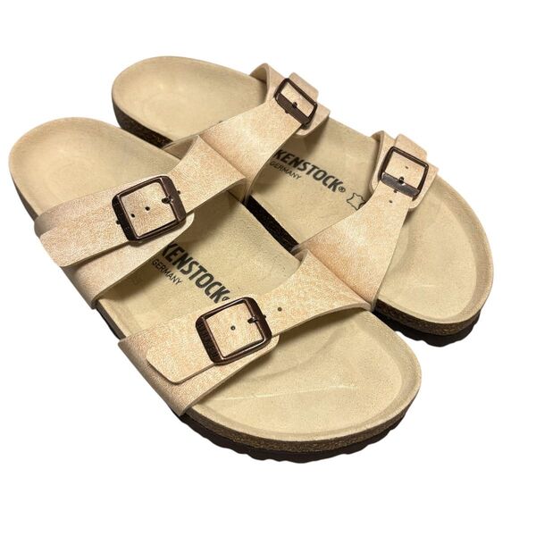 未使用品 BIRKENSTOCK ビルケンシュトック Arizona アリゾナ レザー サイズ38 サンダル