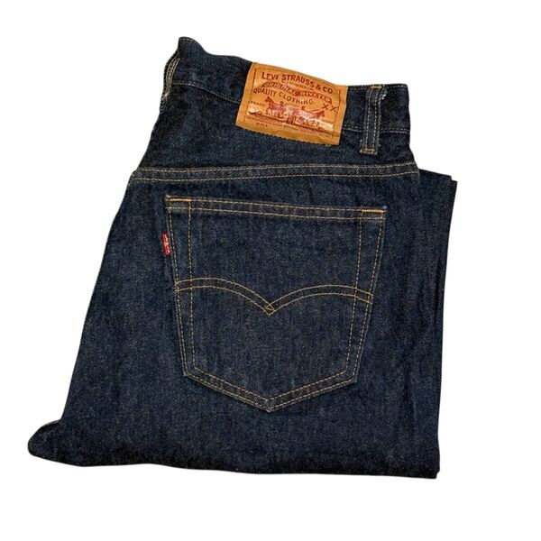 濃紺ワンウォッシュ90s Levi's リーバイス 501 デニムパンツ ジーンズ 赤文字 W34 USA製 アメカジヴィンテージ