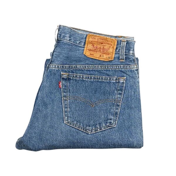 90s Levi's リーバイス 501 デニムパンツ ジーンズ 赤文字 W35 USA製 アメカジ ヴィンテージ