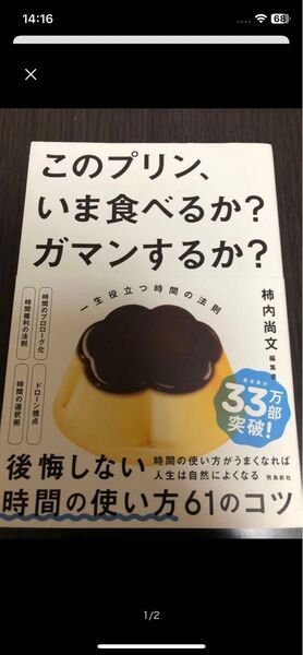このプリン、いま食べるか?ガマンするか? 一生役立つ時間の法則 柿内尚文/著