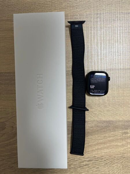 Apple Watch Series 10(GPSモデル)- 42mmジェットブラックアルミニウムケースとインクスポーツループ