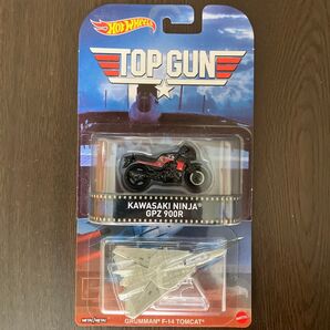 HotWheels トップガン Kawasaki Ninja & F-14セット