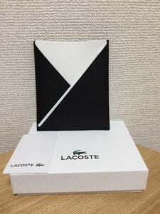 LACOSTE ラコステ パスポートケース パスポートホルダー 黒