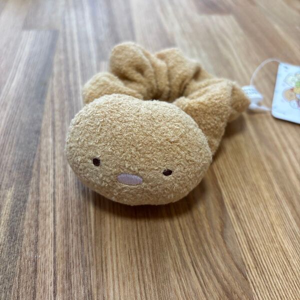 すみっコぐらし マスコット シュシュ ヘアゴム ぬいぐるみ とんかつ