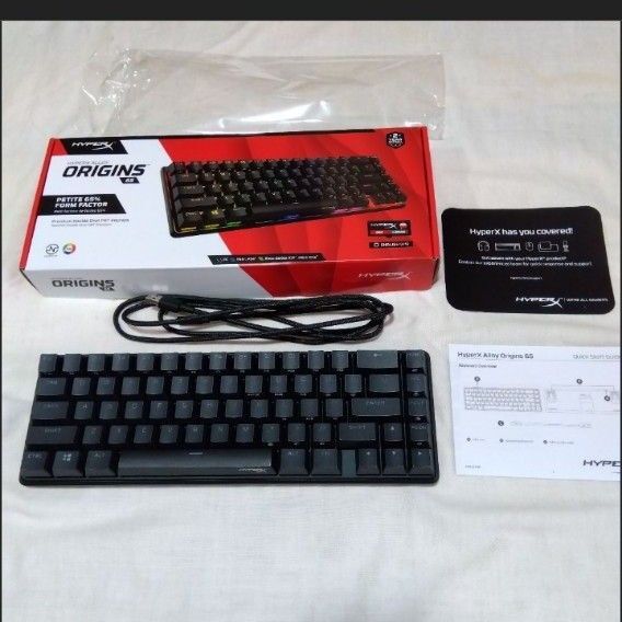 HyperX Alloy Origins 65 ゲーミングキーボード US配列 赤軸