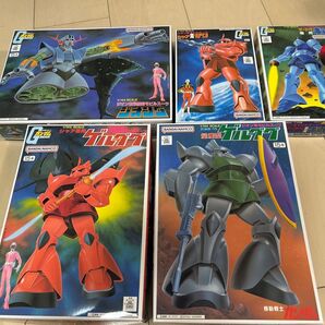 ガンプラ 未組立旧キット1/144 シャア専用ザク ギャン ジオング シャア専用ゲルググ 量産型ゲルググ 5点セット