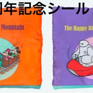 ディズニー カプセルトイ エコバッグ 2種類 20周年記念シール ベイマックス ダッフィー