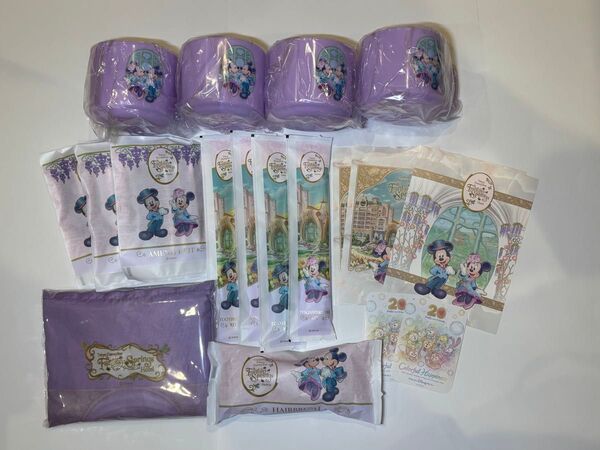 新品未使用 ファンタジースプリングスホテル アメニティ エコバッグ 非売品シール ディズニーホテル ダッフィー&フレンズ