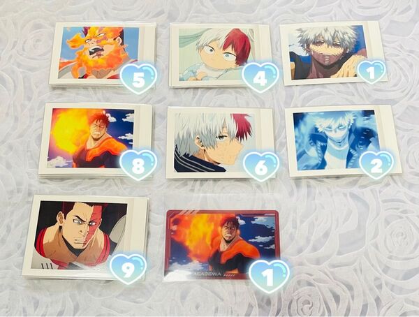 僕のヒーローアカデミア ヒロアカ 36点 まとめ売り 轟焦凍 エンデヴァー 荼毘 ぱしゃこれ メモリアルクリアカード