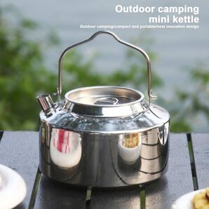 CHANODUG OUTDOOR 1200mlプレミアムステンレスケトル 収納ケース付 アウトドアケトル コーヒーケトル