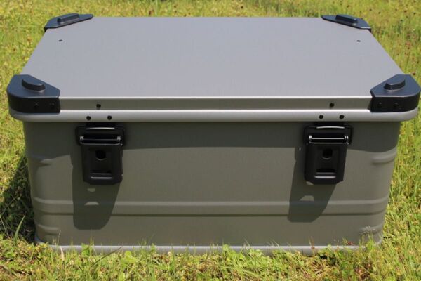 CHANODUG OUTDOOR 新色 マットグレー スタッキング アルミコンテナボックス 50L スタッキングアルミコンテナ