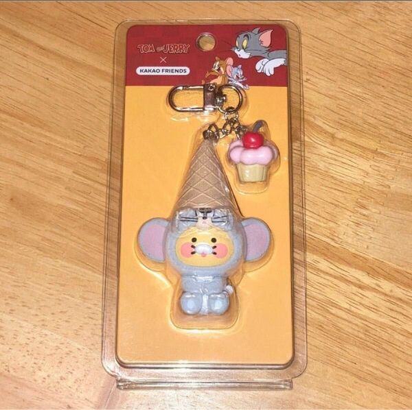 韓国限定 トムとジェリーXカカオフレンズコラボ フィギュア キーリング チュンシク チャーム 新品未開封