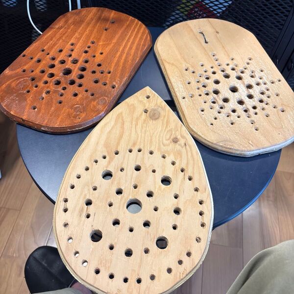 ビカクシダ着生板 木製 穴あき ハンドメイド作品 3個セット