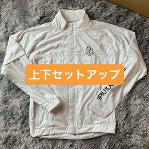 【新品】1PIU1UGUALE3 GOLF ゴルフウエア レインウェア 上下セットアップ メンズ Mサイズ